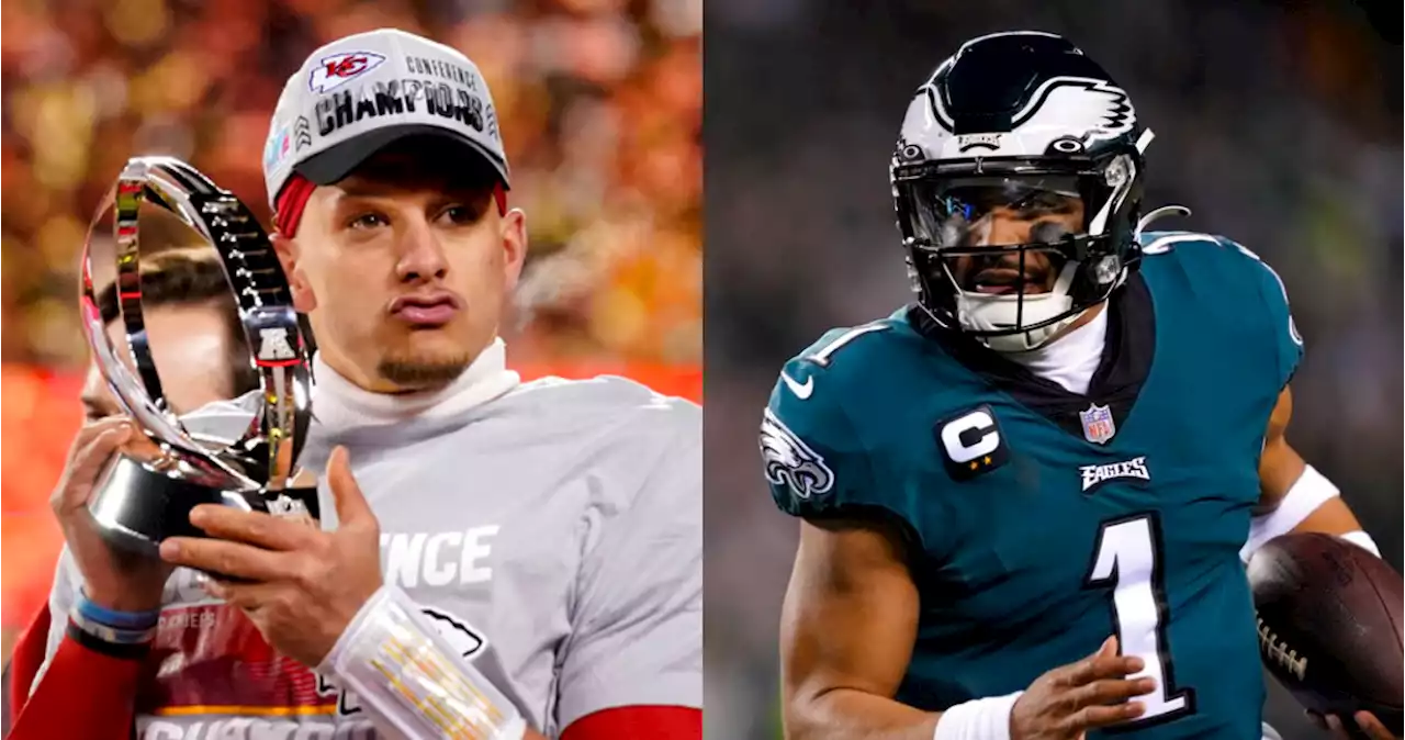 Eagles y Chiefs, Hurts y Mahomes: Duelo histórico definirá quién gana el Super Bowl