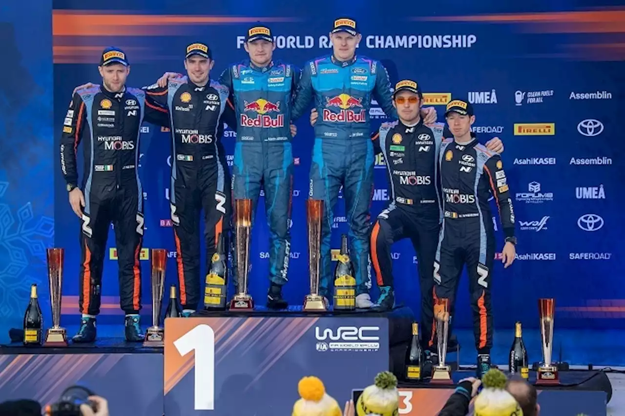 Schweden: Zwei Hyundai-Teams kämpften um P2