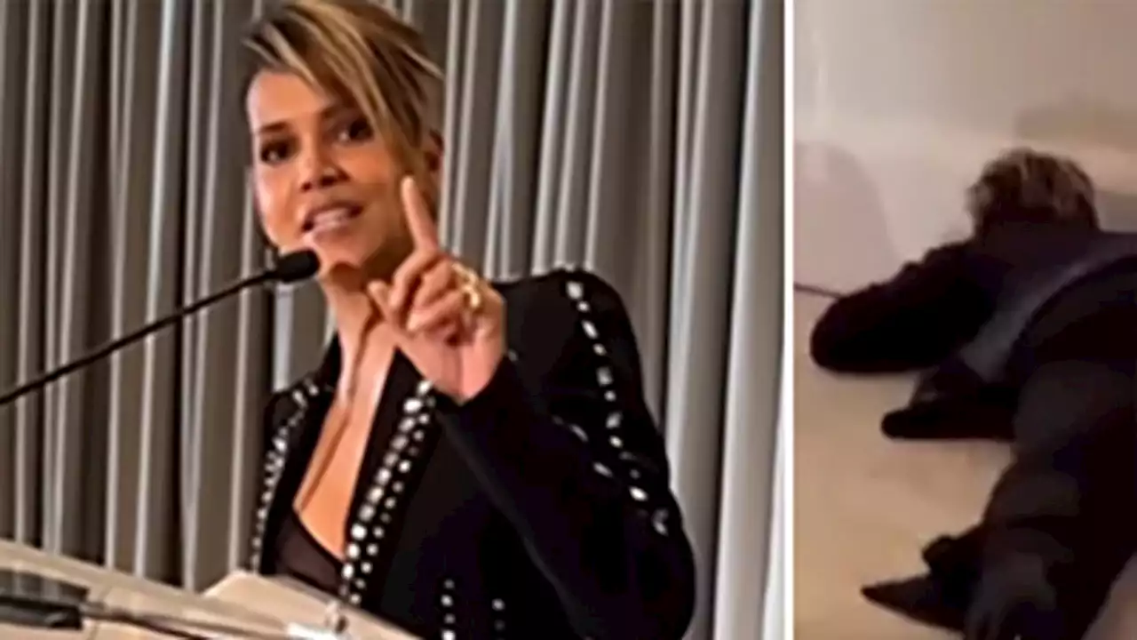 Halle Berry Shares Video of Epic Face Plant at Charity Event: 'Sometimes You Bust Your A--'