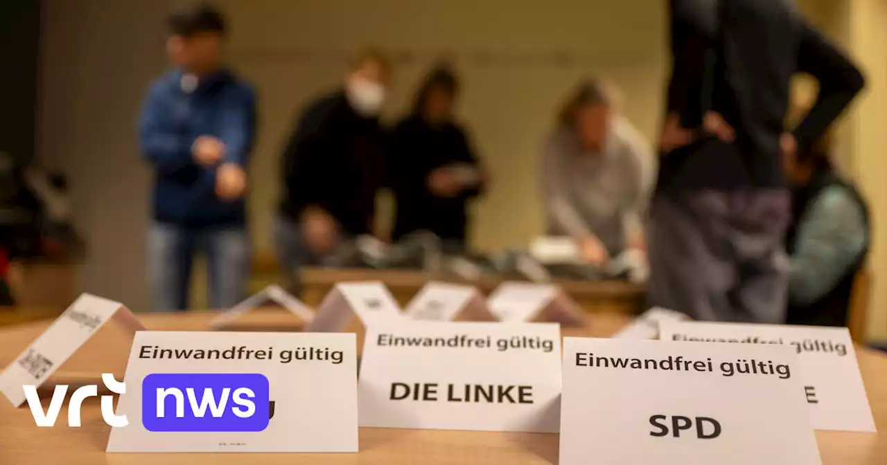 Sociaaldemocraten van Duitse bondskanselier Scholz stevenen af op grote nederlaag bij lokale verkiezing in hoofdstad Berlijn