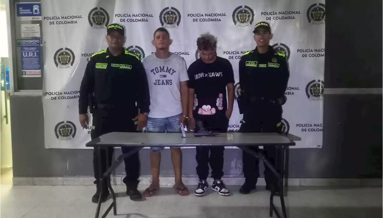 Atraco y persecución en el norte de Barranquilla: 2 presuntos delincuentes capturados