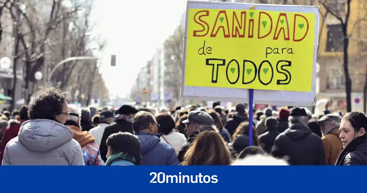 La Comunidad de Madrid ve politizada la manifestación por la sanidad pública