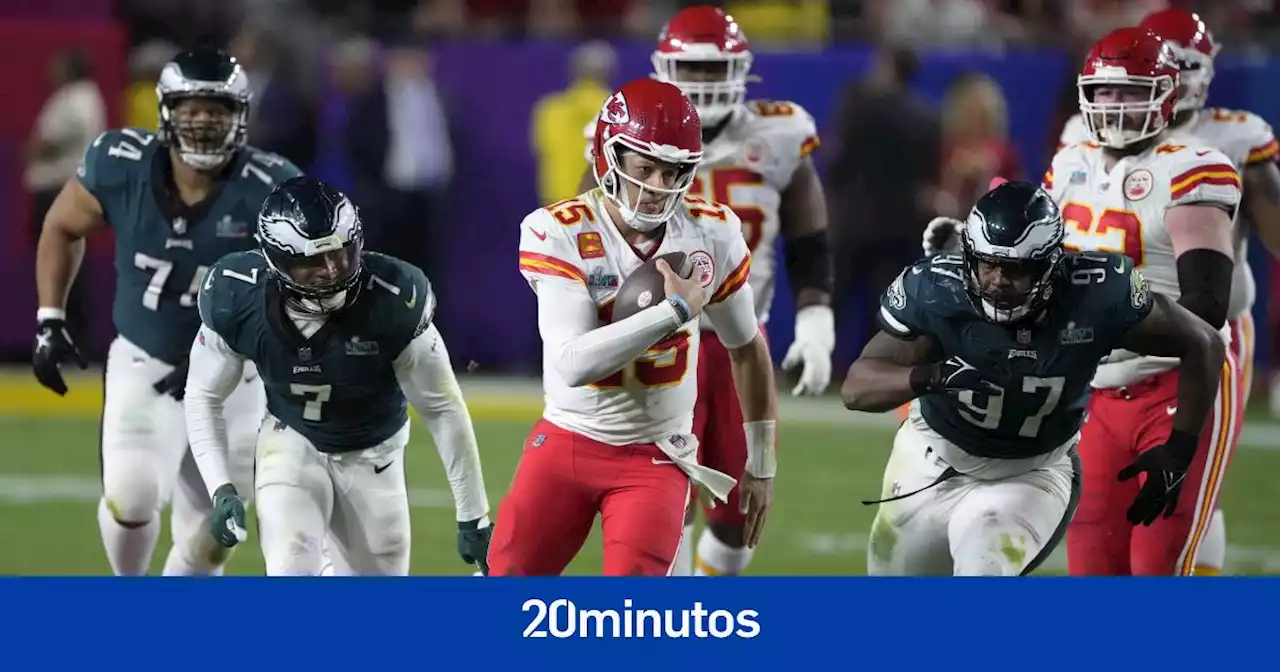 Los Chiefs conquistan de remontada la Super Bowl ante los Eagles: 35-38