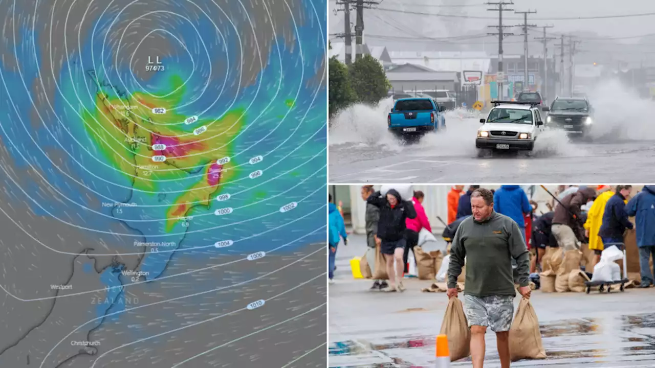 Wild winds, flooding and heavy rain to smash New Zealand as cyclone hits