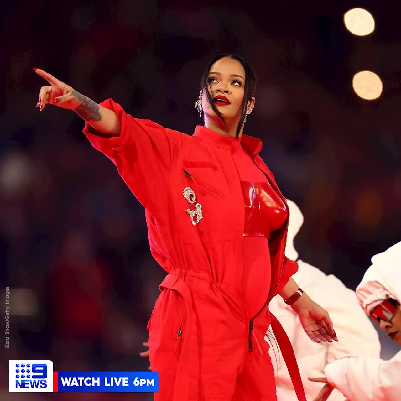 Rihanna wows Super Bowl crowd in stunning half-time show