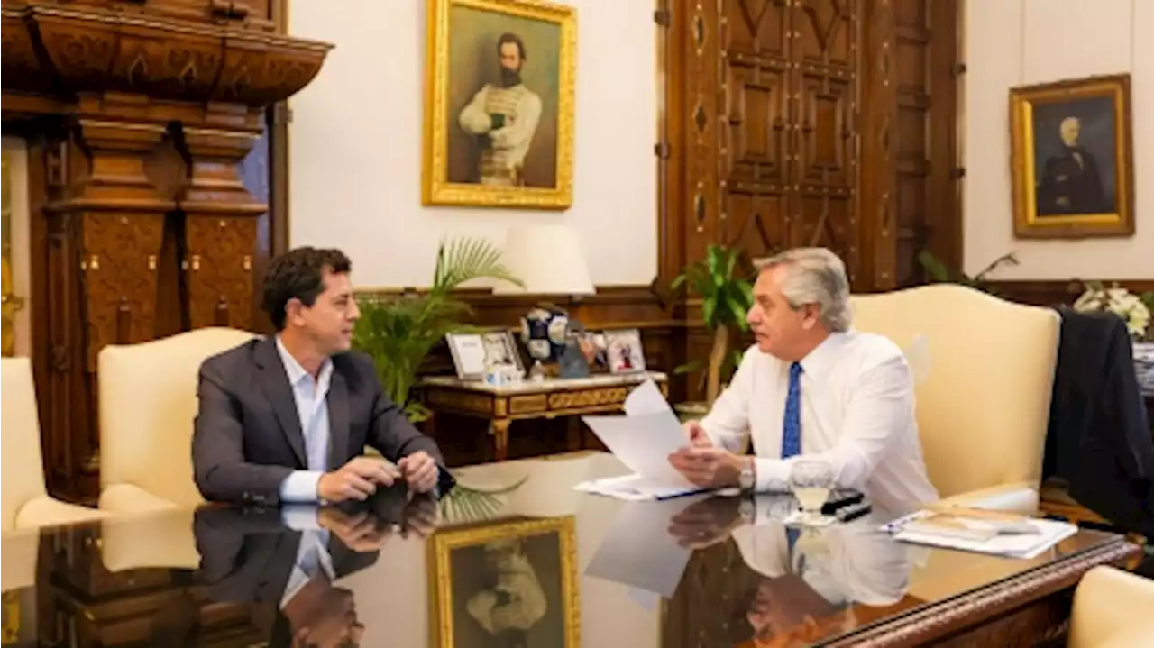 El Presidente y Wado de Pedro compartieron un encuentro 'positivo y franco'