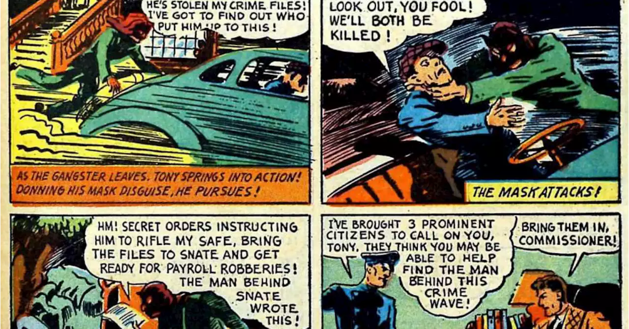 The Black Bat vs Batman Feud Hits Comics, Exciting Comics at Auction