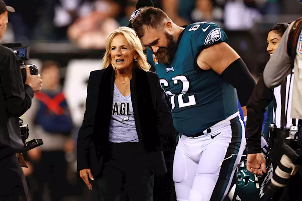 Jill Biden not shy about her 'Philly girl' sports fandom | The Associated Press