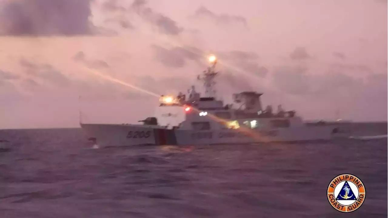 Philippines says China ship used laser against coast guard