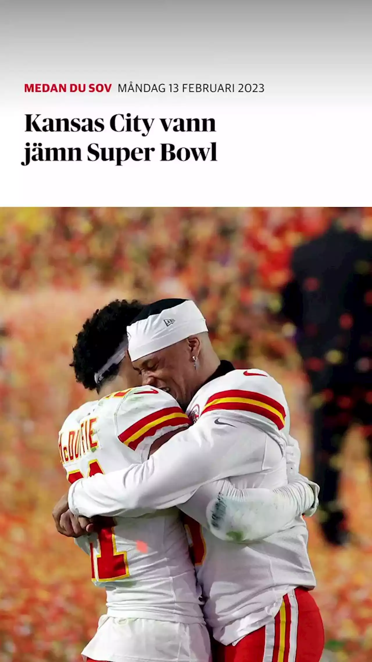 Kansas City vann jämn Super Bowl