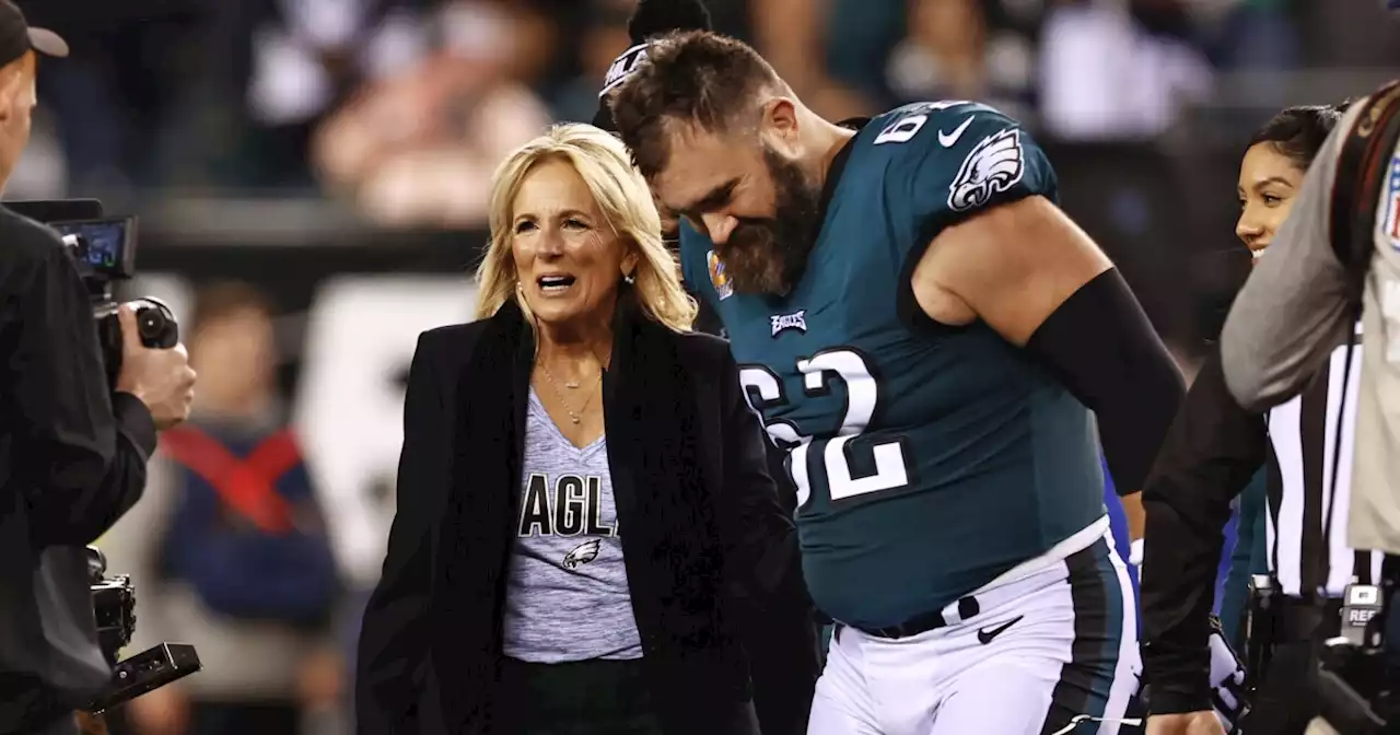 Super Bowl 2023: Jill Biden cheers on Philadelphia Eagles ahead of Chiefs showdown