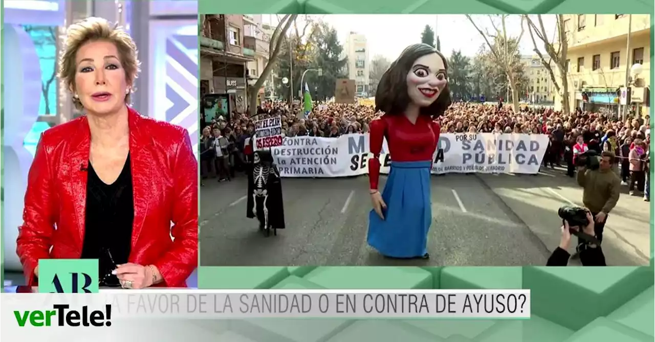 Jorge Javier Vázquez ironiza sobre un rótulo de 'El programa de Ana Rosa' por Ayuso: 'Pongo una X'