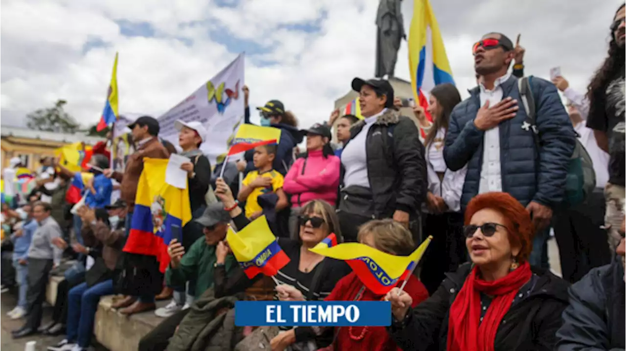 Los puntos de las marchas a favor y en contra del gobierno de Gustavo Petro