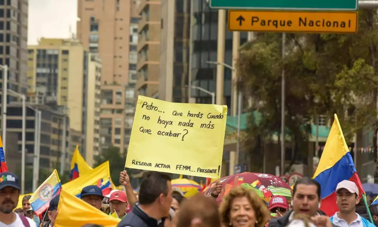 Así serán las marchas de la oposición en contra del gobierno Petro