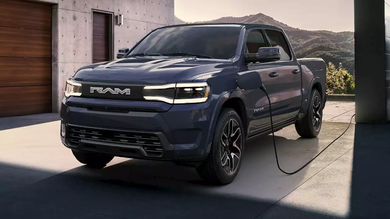 Electric Ram 1500 REV secrets teased during Super Bowl commercial