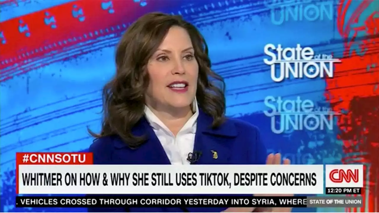 Gov. Gretchen Whitmer confronted on TikTok use despite national security risk: 'The way we use it is secure'