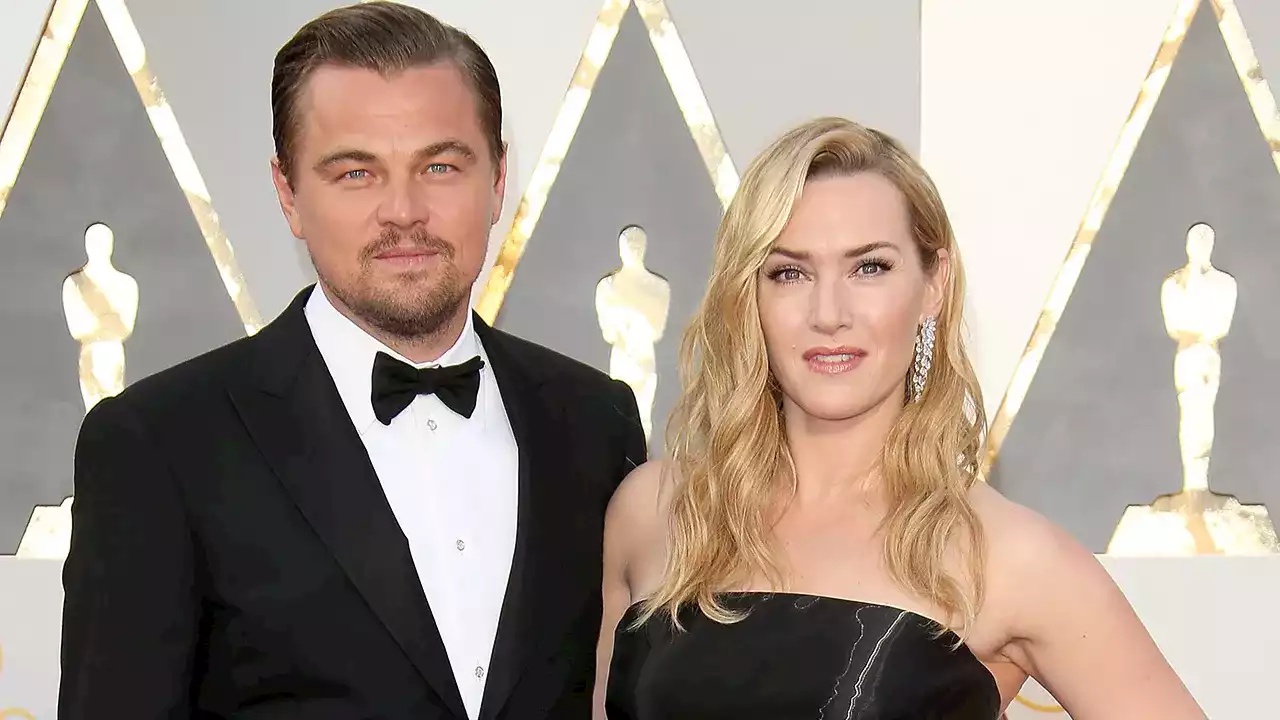 Kate Winslet says filming sex scenes with Leonardo DiCaprio in front of her then-husband was 'a bit weird'