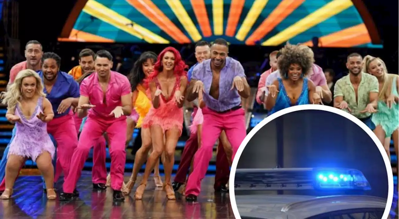 Strictly stars kept awake by 'car racing' in Glasgow