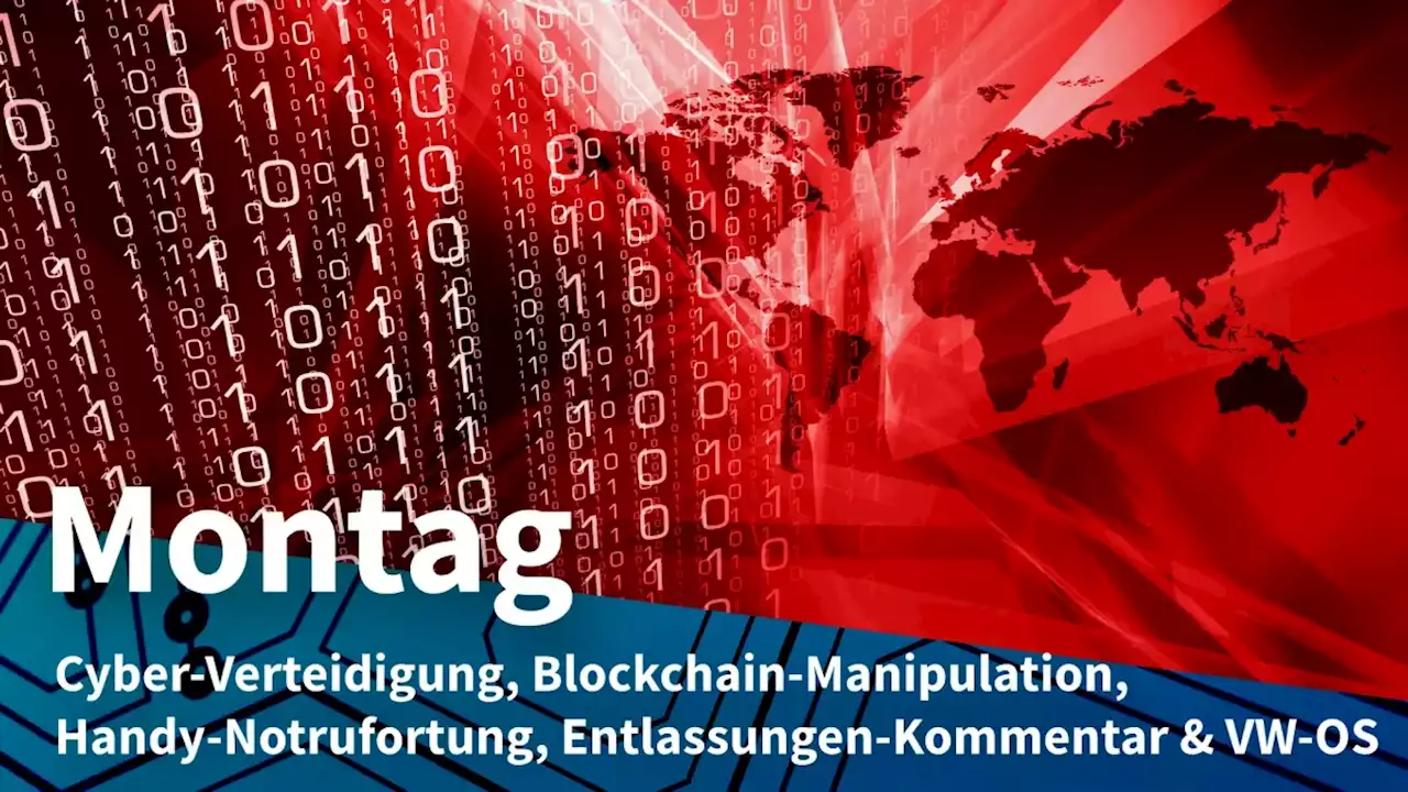 Montag: NATO-Websites von Cyberattacken gestört, Blockchain-Änderungen gefordert