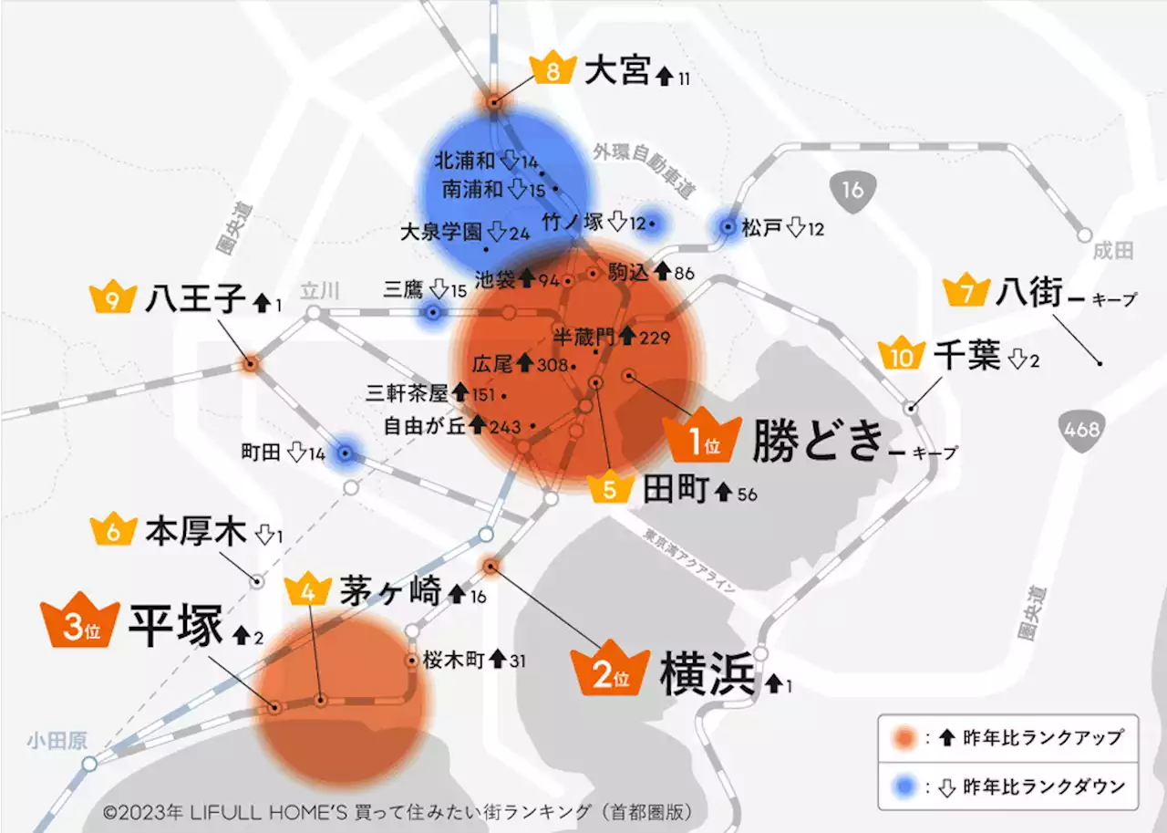 【分譲編】首都圏で今一番人気の街はどこだ- 問合せ数から算出した“ガチ”の「住みたい街ランキング」 - トピックス｜Infoseekニュース