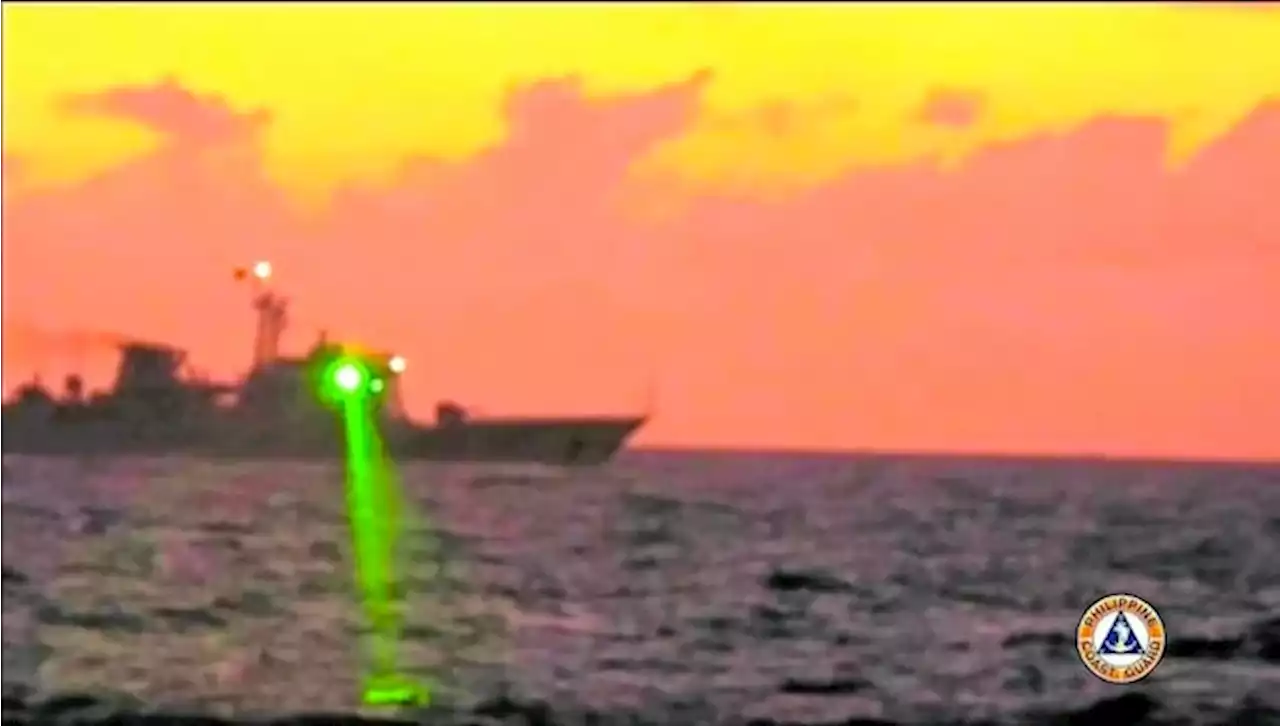 China harasses Philippine Coast Guard vessel with laser