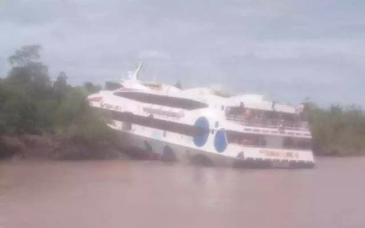 Kapal MV Dumai Line 9 Tabrak Hutan Mangrove, Penumpang Mengamuk