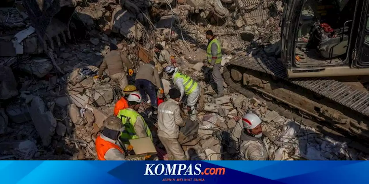 Korban Tewas Gempa Turkiye-Suriah Capai 34.179 Jiwa, Lindu Susulan M 4,6 Terjadi