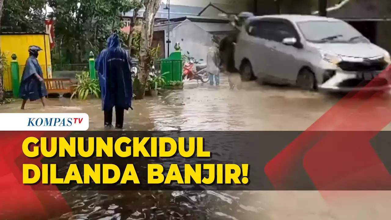 Akibat Hujan Deras, Daerah Gunungkidul Dilanda Banjir