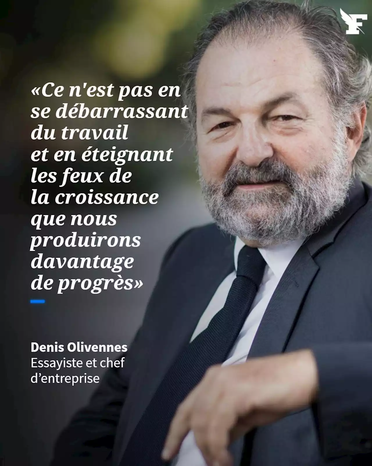 Denis Olivennes: «La réforme des retraites, un choix de société»