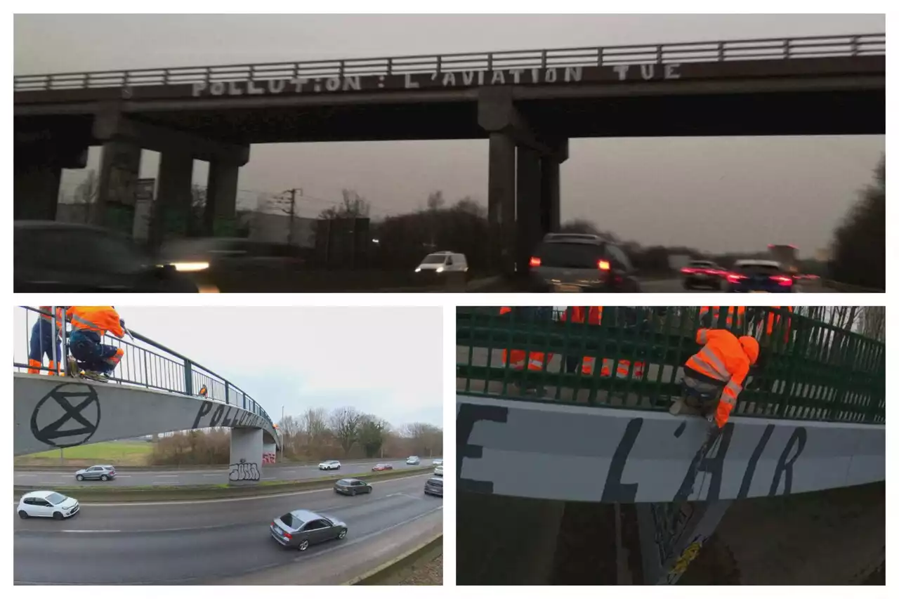 Extinction Rébellion revendique une action sur les ponts de la métropole de Lille