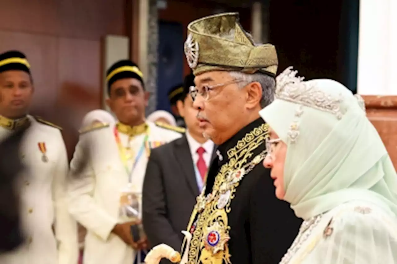 Agong says consensus in unity govt ensures political stability, generate economic growth