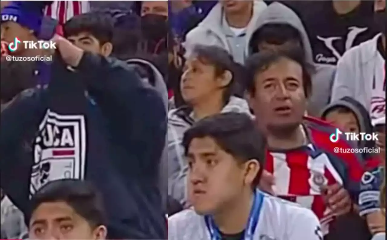 captan a aficionado de Pachuca traicionando con playera de Chivas