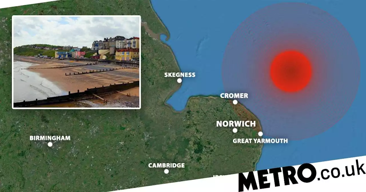 Earthquake strikes off Norfolk coast days after tremors hit Essex