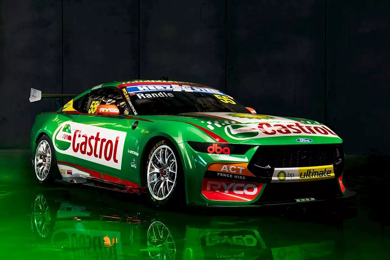 Castrol Mustang Supercar breaks cover