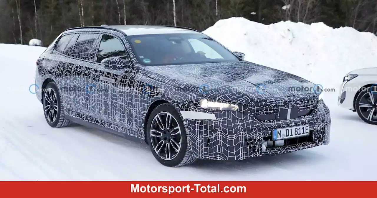 BMW i5 auf Basis des neuen 5er Touring erwischt