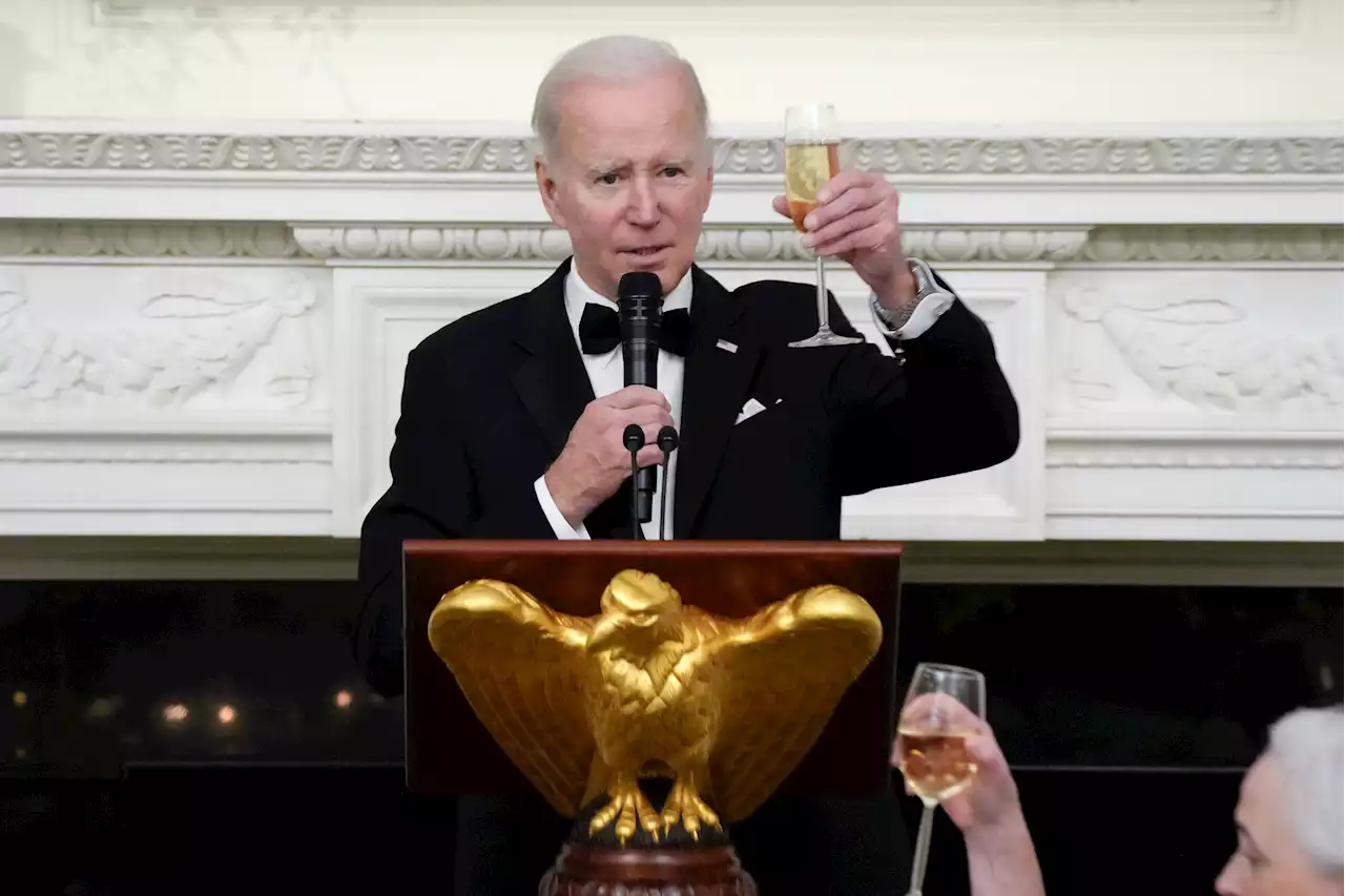 Biden Celebrates 'Bipartisan Progress' With Dinner at White House