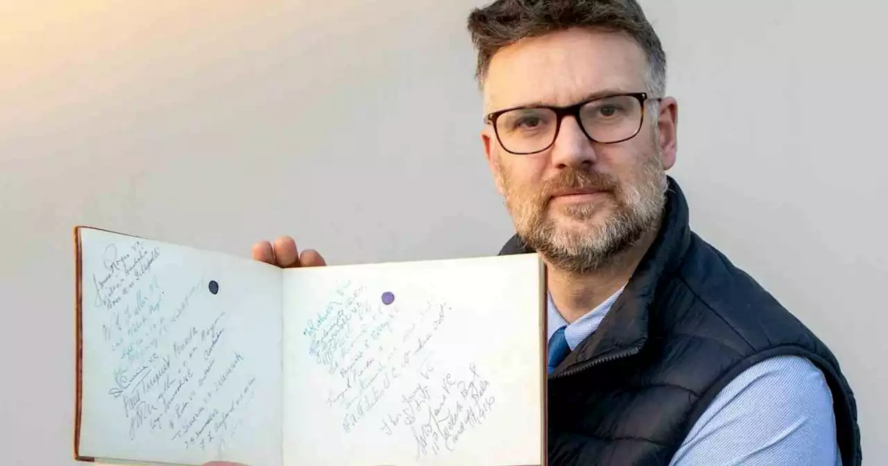 Northants man selling autograph book with 128 Victoria Cross heroes' signatures