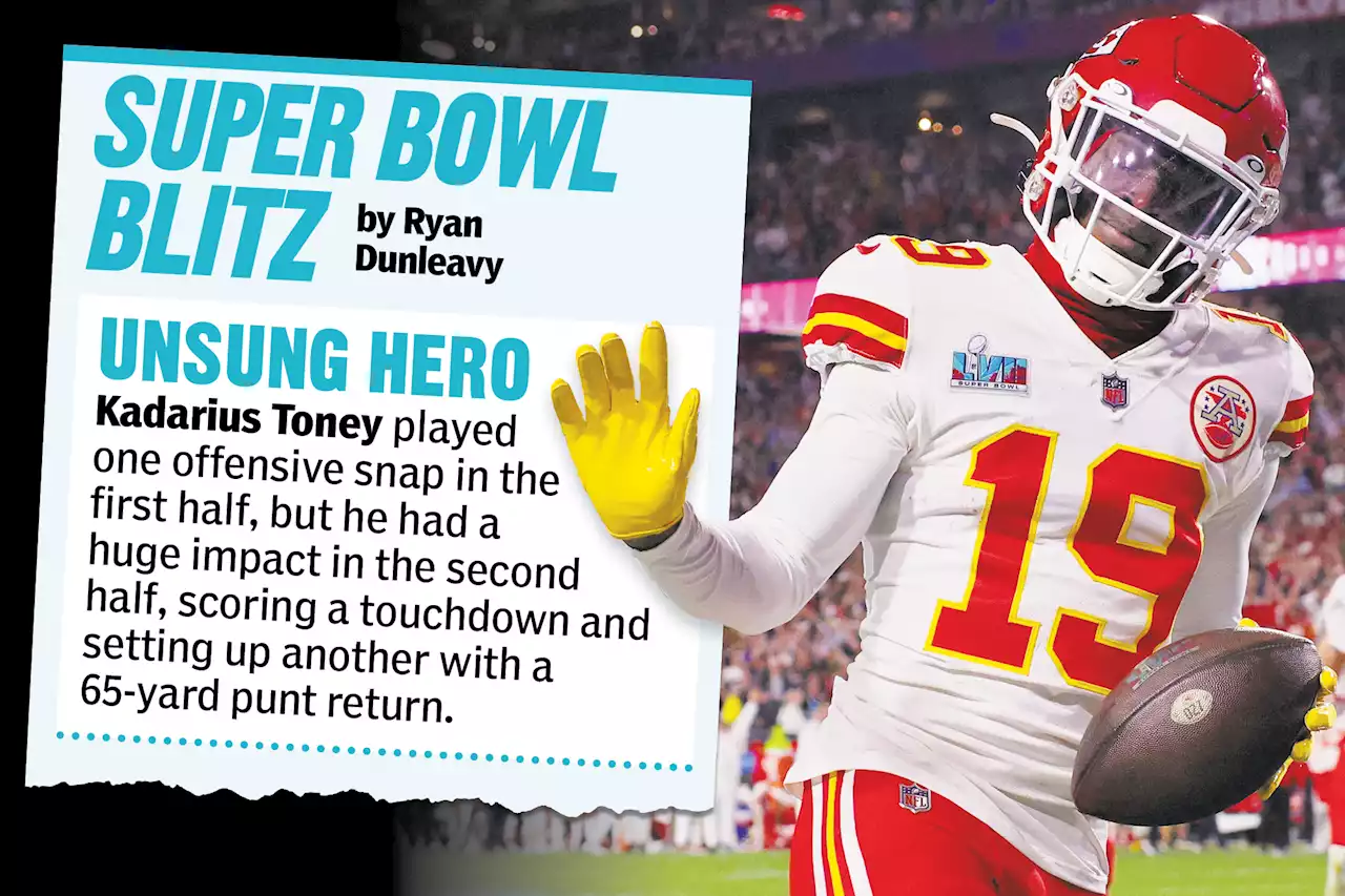 Heroes, zeros as Chiefs beat Eagles in Super Bowl: Kadarius Toney was pivotal