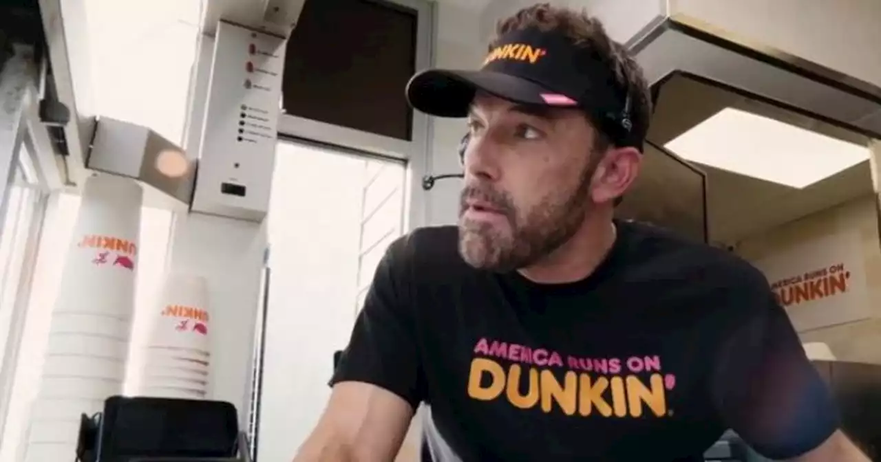 Jennifer Lopez scolds Ben Affleck in Dunkin' Donuts Super Bowl ad