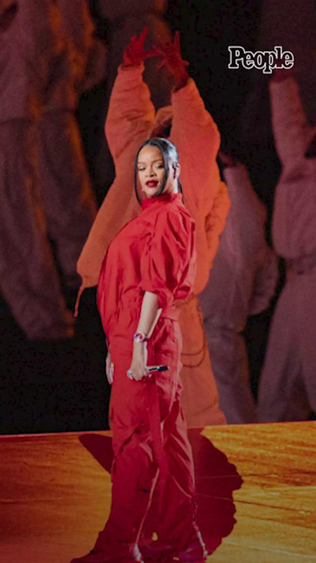 Rihanna Reveals Her Baby Bump — Plus More Photos from Her Epic Super Bowl Halftime Show