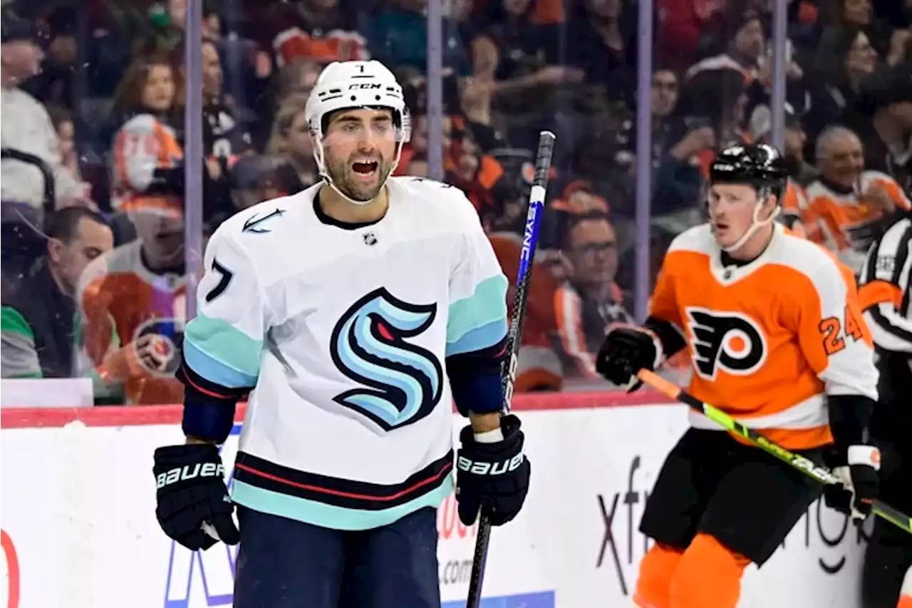 Flyers start off Philadelphia’s Super Bowl Sunday with a 4-3 loss to the Kraken