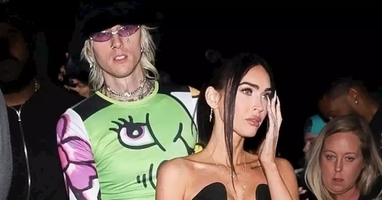 Megan Fox Steps Out With MGK in a Plunging Cutout Corset Amid Breakup Rumors