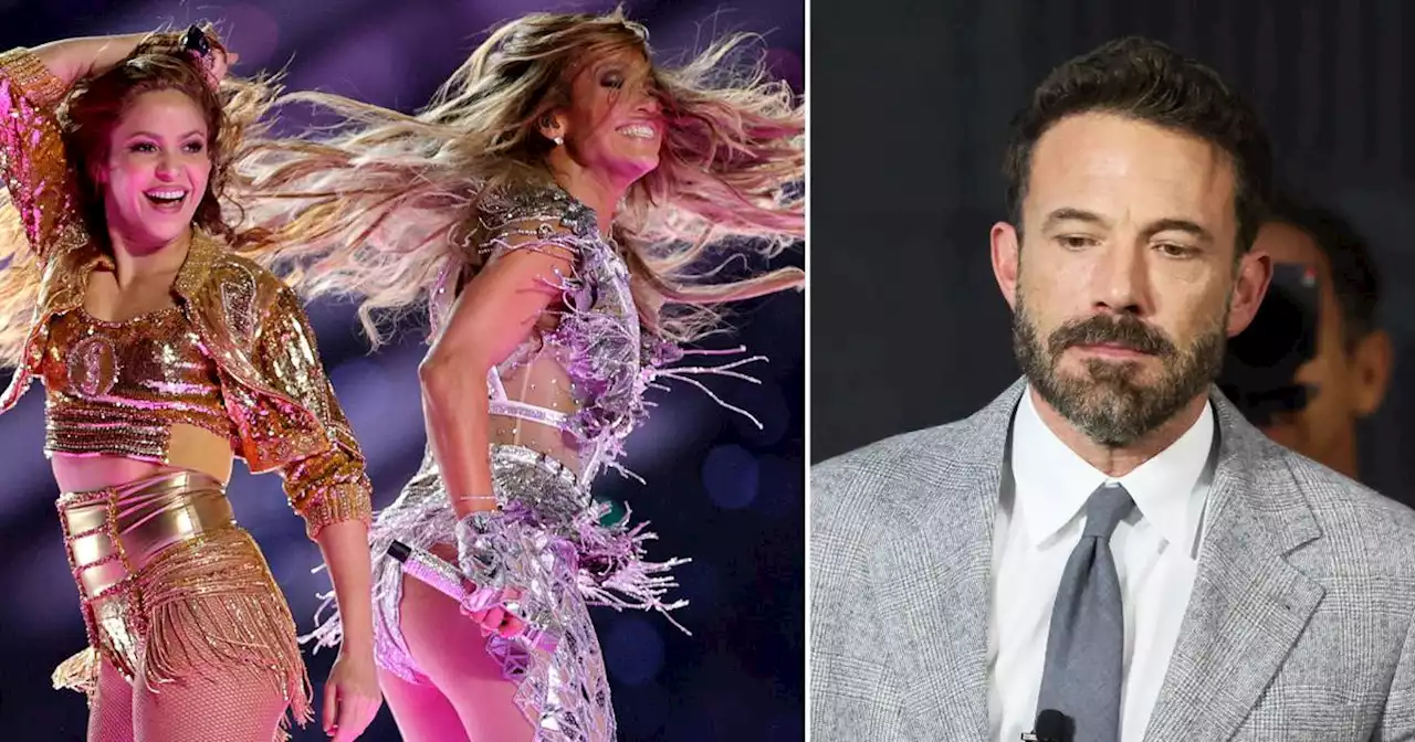 Sin Shakira, pero con Ben Affleck: JLo apareció en el Super Bowl “regañando” a su esposo