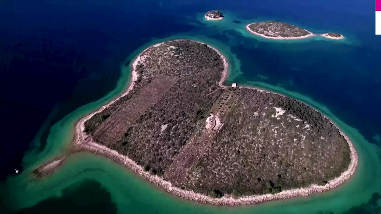 Perfect Valentine: Part of Croatia's heart-shaped island up for sale