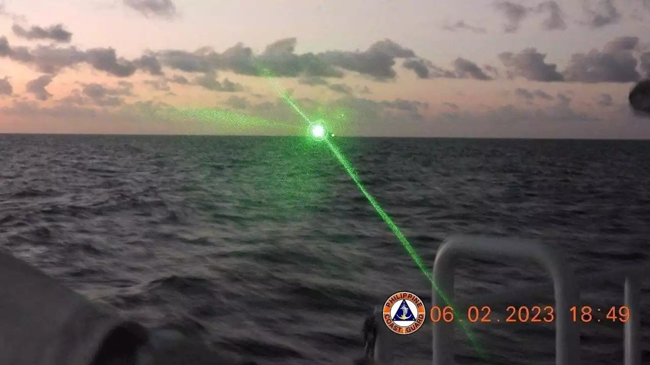 Chinese ship used laser against coast guard vessel, Philippines says