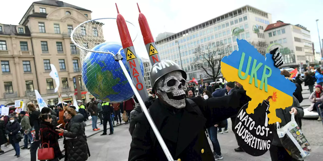 Sicherheitskonferenz in München: Bitterer Aufruf der Gegen-Demo