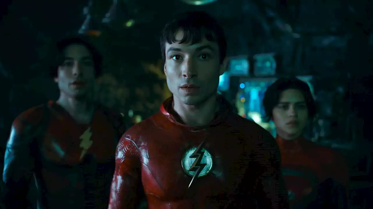 The Flash trailer has two Barrys and two Batmans