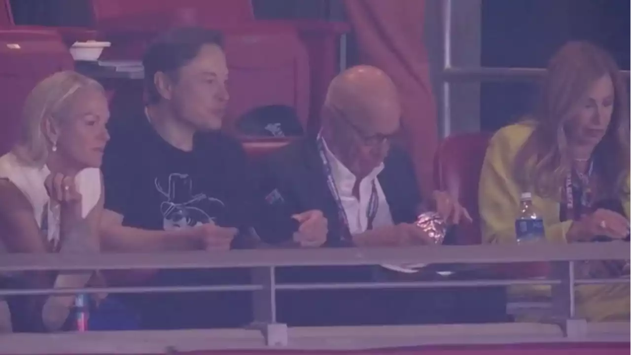 Fox Simps as ‘Brilliant Minds’ Elon Musk, Rupert Murdoch Sit Together at Super Bowl