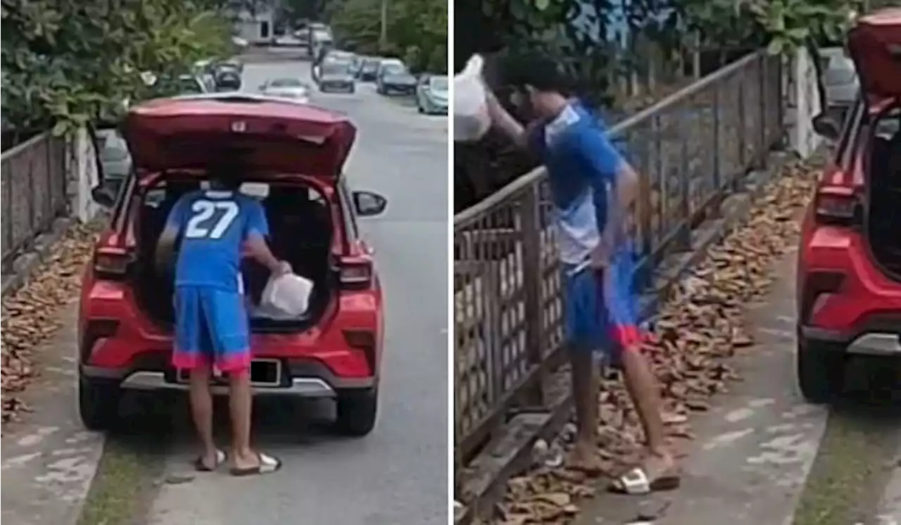 [Watch] College Student Caught Littering A River In Sunway | TRP