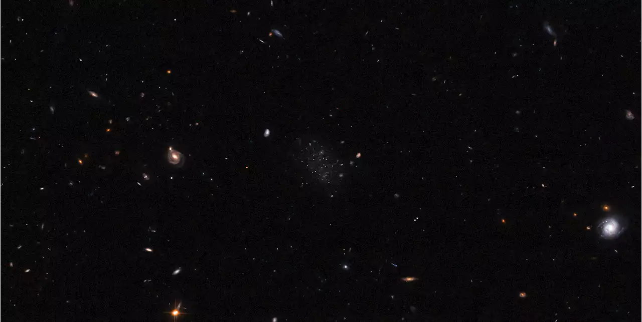 Newly discovered galaxy is so faint scientists missed it – can you spot it?